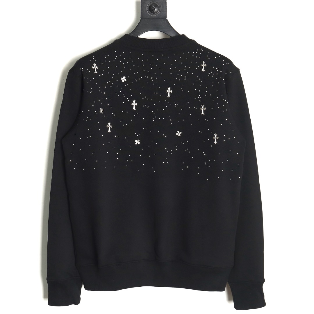 Ch**me He**ts rhinestone crewneck sweatshirt