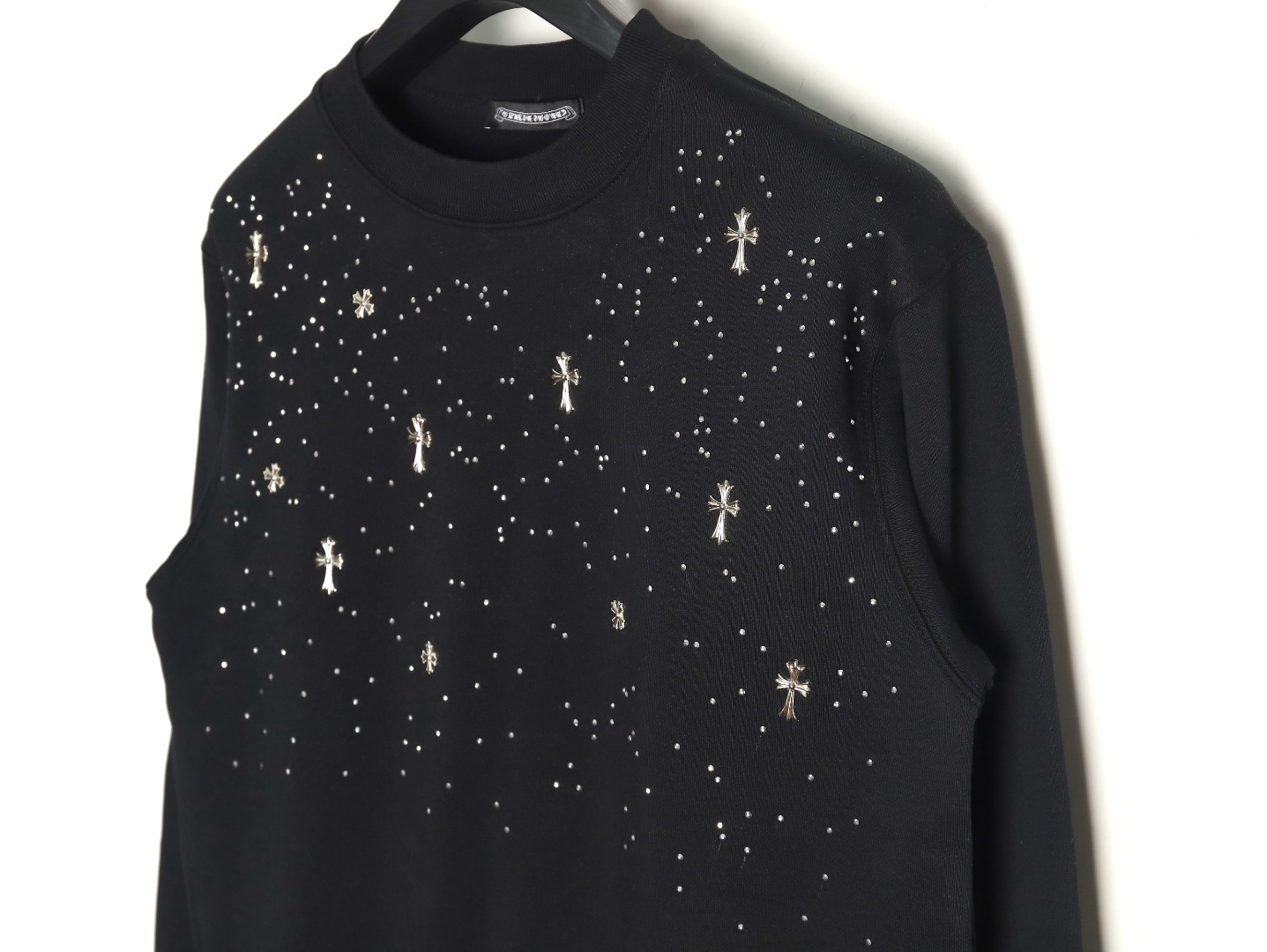 Ch**me He**ts rhinestone crewneck sweatshirt